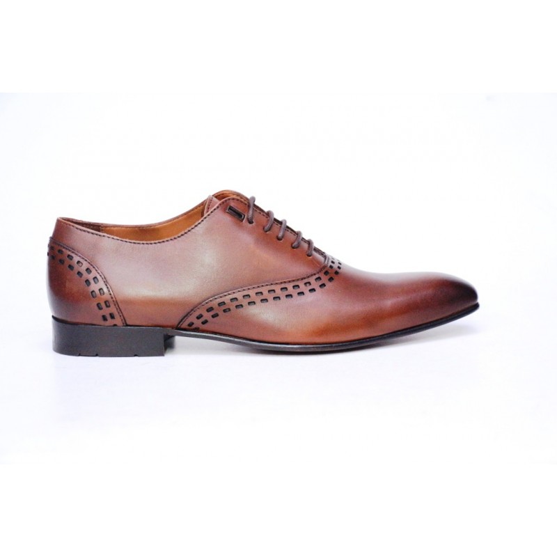 Chaussure Homme en Cuir Creeks- Marron pour 59,000 DT