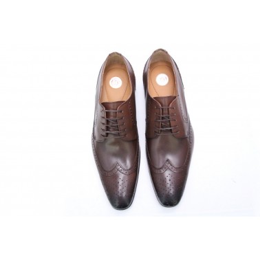 Richelieu Marron en cuir Hugo Manuel 