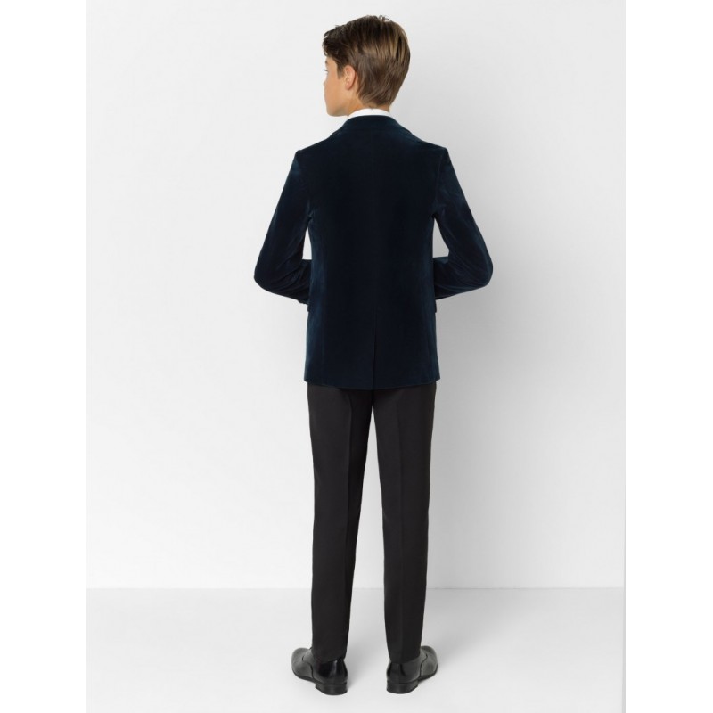 Enfants Garçon Velours Costume Blazer Veste Manches Longues Mariage  Performance