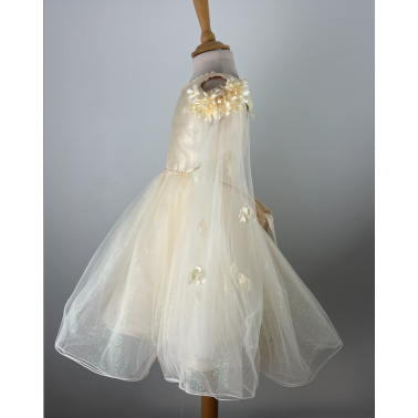 Robe enfant doré mariage et cérémonie LEHNA