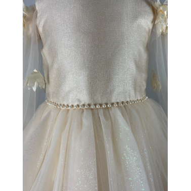 Robe enfant doré mariage et cérémonie LEHNA