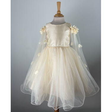 Robe enfant doré mariage et cérémonie LEHNA