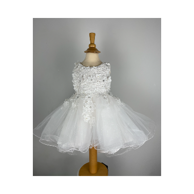 Robe cérémonie  bébé blanc bapteme