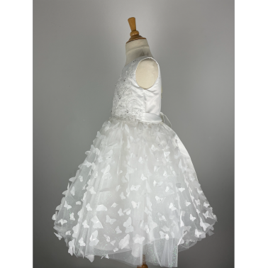 Robe ceremonie fille blanche Natania