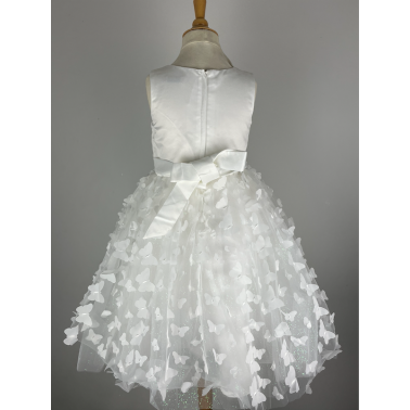 Robe ceremonie fille blanche Natania