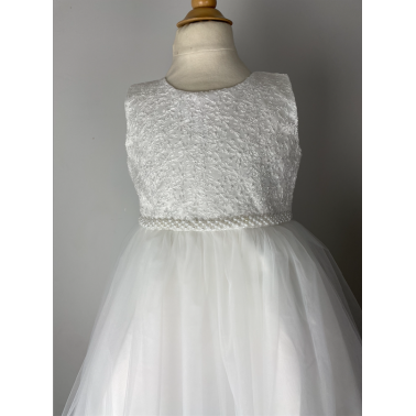 Robe cérémonie blanche Sophia