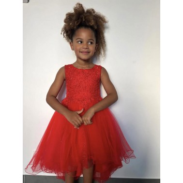 Robe enfant rouge STELLA