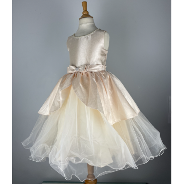 Robe enfant doré Sterna mariage et cérémonie