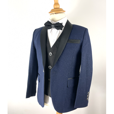 Costume enfant mariage bleu Julien